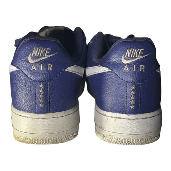 Nike Air Force 1 '07 Low Blue Recall (AA4083-401) Men’s Size 12 Blue White - Picture 5 of 8